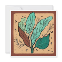 Rustic Tree Of Life blank note card