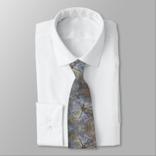 Rustic Tree ring pattern Tie