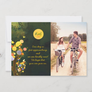 Rustic Tree Wedding Photo Save the Date