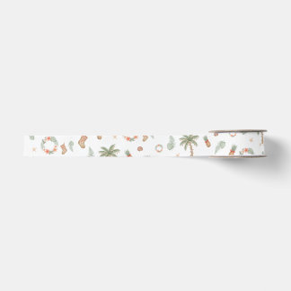 Rustic Tropical Christmas Grosgrain Ribbon
