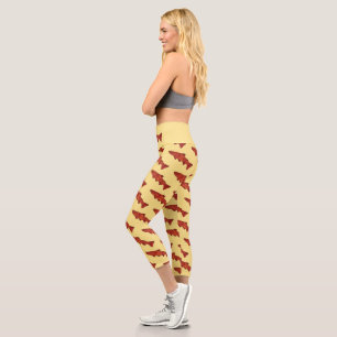 Rustic Trout Capri Leggings