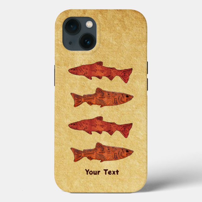 Rustic Trout Case-Mate iPhone Case (Back)