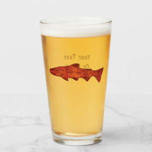 Rustic Trout Glass