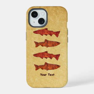 Rustic Trout iPhone 15 Case
