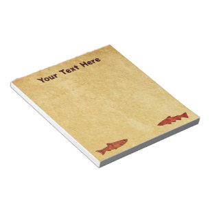 Rustic Trout Notepad