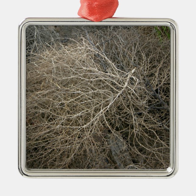 Rustic Tumbleweed Metal Tree Decoration (Front)