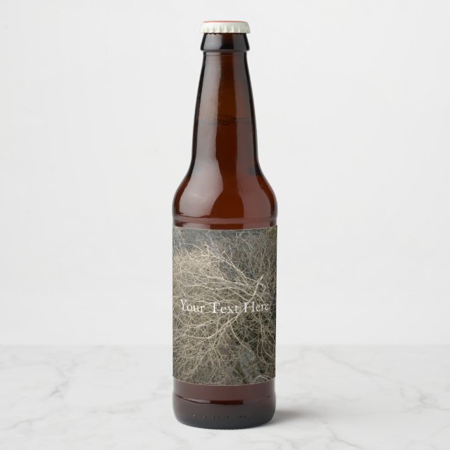 Rustic Tumbleweeds Custom Beer Bottle Label (Front)