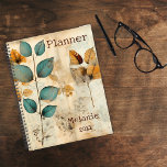 Rustic Turquoise And Rust Custom Planner<br><div class="desc">Rustic Turquoise And Rust Custom Planner. Personalise with your information!</div>