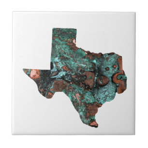Rustic Turquoise Texas Tile