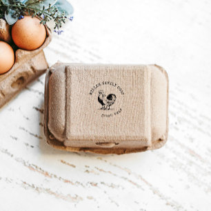 Rustic Typewriter Egg Carton Stamp