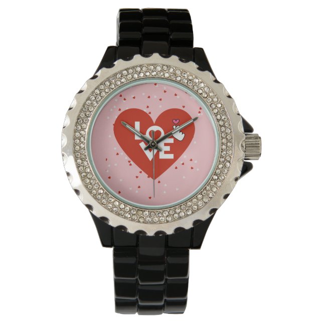 Rustic Valentine's  Day Love Classic Women   Watch (Front)