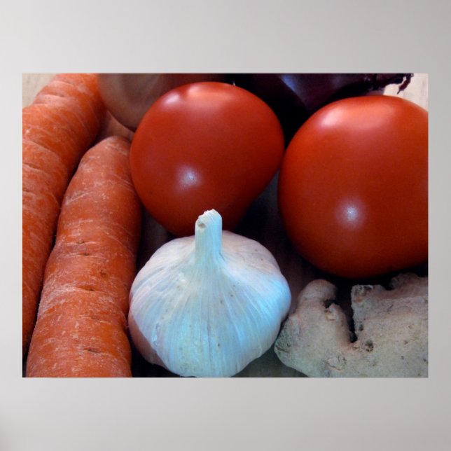 Rustic veg poster (Front)
