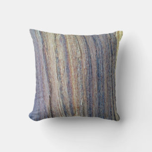 Rustic Vertical Stripe Tree Woodgrain Photo Nature Cushion