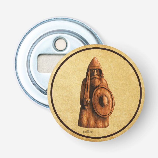 Rustic Viking Bottle Opener (Front)