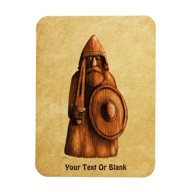 Rustic Viking Magnet (Vertical)