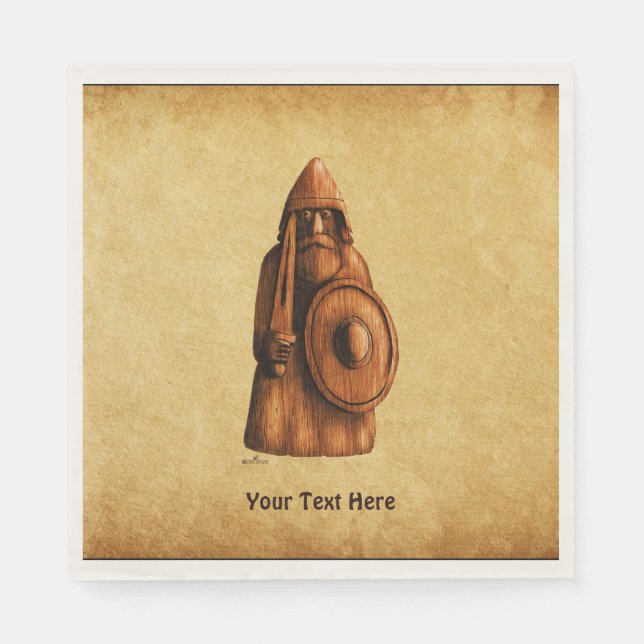Rustic Viking Napkin (Front)