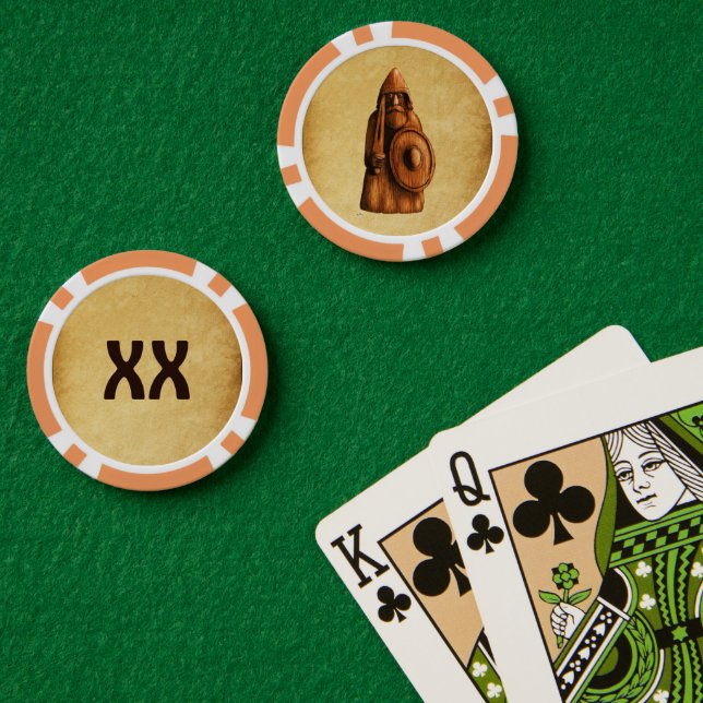 Rustic Viking Poker Chips (Poker Table (Double))