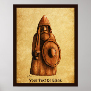 Rustic Viking Poster