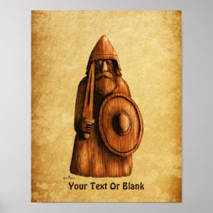 Rustic Viking Poster