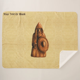 Rustic Viking  Sherpa Blanket