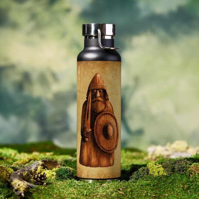 Rustic Viking Water Bottle (Outdoor (Rotated))