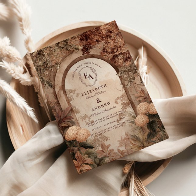 Rustic Vineyard Archway Wedding Invitation (Creator Uploaded)