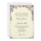 Rustic Vineyard Wedding Invitation - Purple