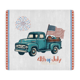 Rustic/vintage 4th of July Cutting Board