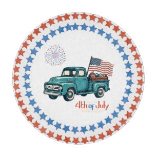 Rustic/vintage 4th of July Cutting Board