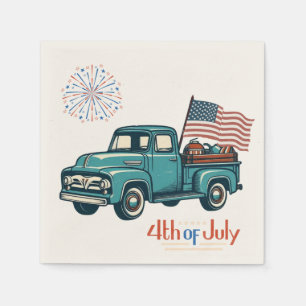 Rustic/vintage 4th of July  Napkin