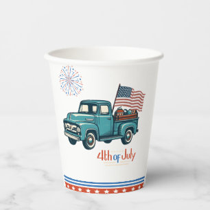 Rustic/vintage 4th of July  Paper Cups