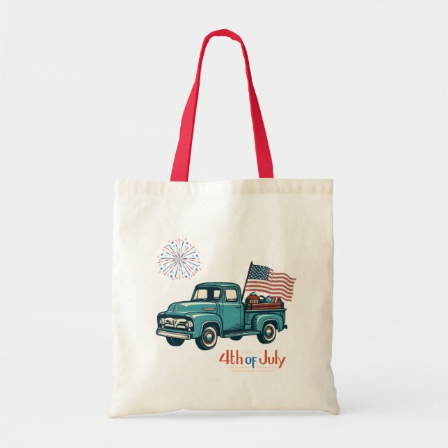 Rustic/vintage 4th of July  Tote Bag (Front)