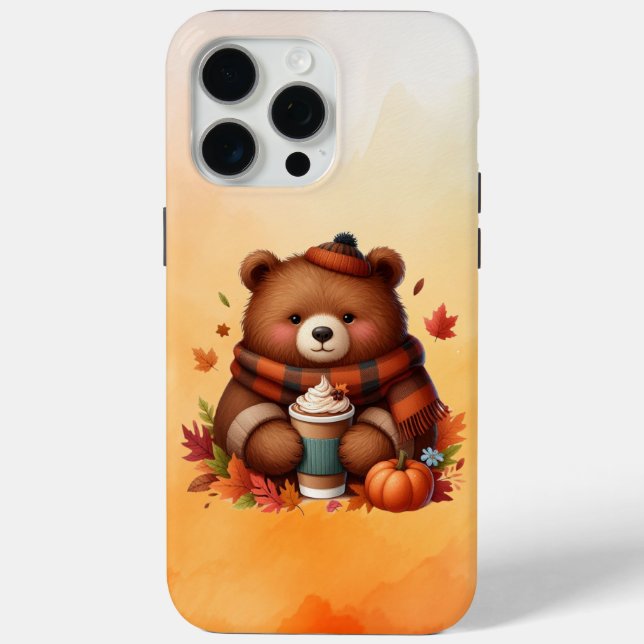 Rustic/vintage autumn bear Case-Mate iPhone case (Back)