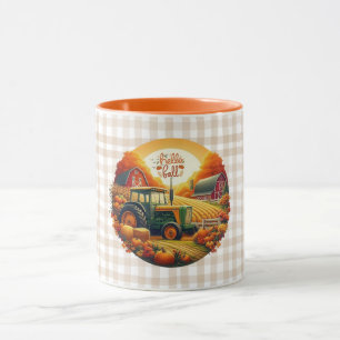 Rustic/vintage autumn on the farm mug