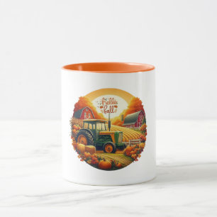 Rustic/vintage autumn on the farm mug