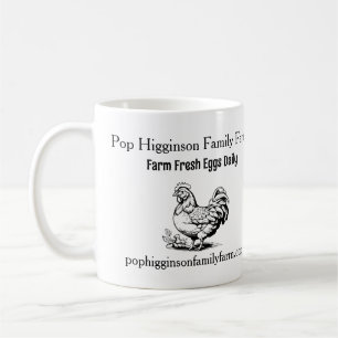 Rustic Vintage Chicken Farm Coffee Mug
