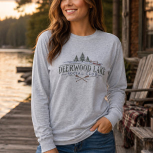 Rustic Vintage Deerwood Social Club T-Shirt