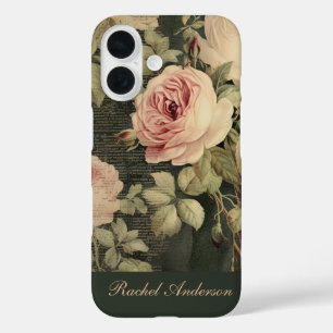 Rustic Vintage Floral iPhone 16 Case