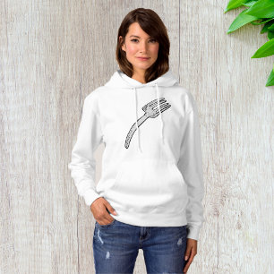 Rustic Vintage Fork Retro Cutlery Hoodie