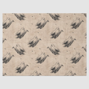 Rustic Vintage Ghost Pattern (2) Tissue Paper