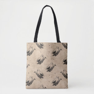 Rustic Vintage Ghost Pattern (2) Tote Bag