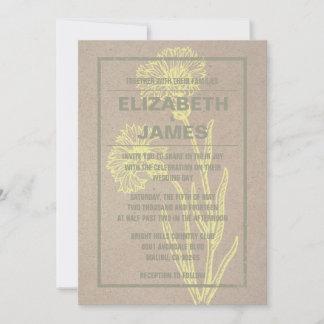 Rustic Vintage Luxurious Wedding Invitations