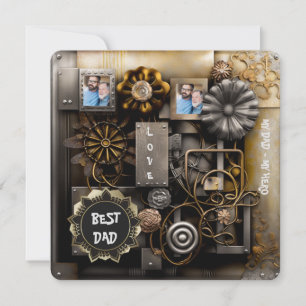 Rustic Vintage Memories Holiday Card