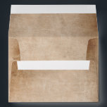 Rustic Vintage Parchment Return Address Envelope<br><div class="desc">Personalised your own rustic parchment envelopes by adding your custom return address or other text, photos or graphics to this diy template. The unique design on these custom return address envelopes depicts an old aged paper texture that appears weathered... Perfect for rustic weddings in the fall/autumn, spring, summer or winter......</div>
