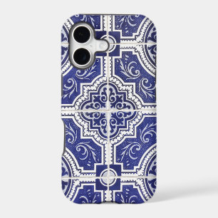 Rustic Vintage Portuguese Tiles Pattern - Azulejo