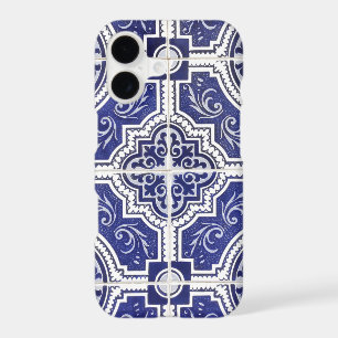 Rustic Vintage Portuguese Tiles Pattern - Azulejo