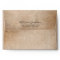 Rustic Vintage Red Rose Parchment Return Address