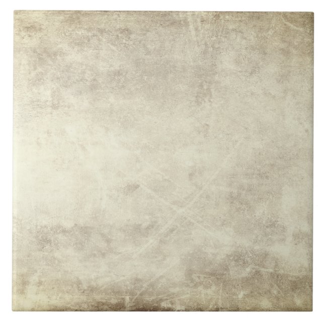 Rustic Vintage Shabby Chic Faux Texture  Tile (Front)