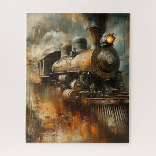 Rustic, Vintage Steam Engine Puzzle
