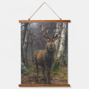 Rustic Wall Tapestry, Moose Hanging Tapestry